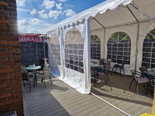 Terrassenzelt